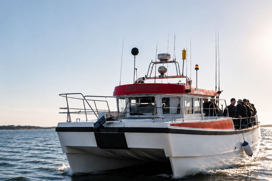 Nautilus 1 van Zeeland Vischarters varend op zee